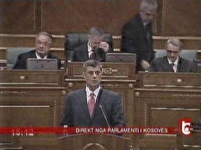 FjalimiKryeministritThaciKuvend